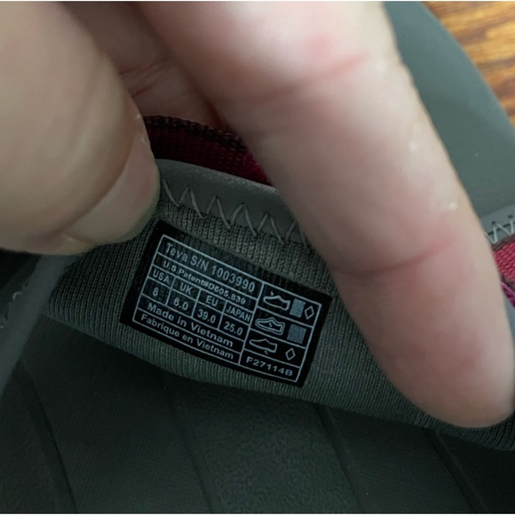 TEVA slides , size 8 - Picture 3 of 3